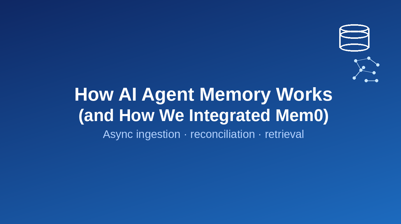 How AI Agent Memory Works